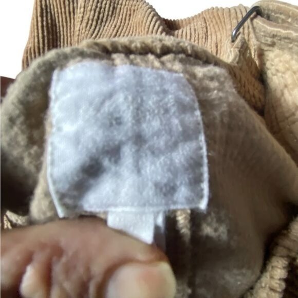 Aerie Women’s Corduroy Kick Flare Overalls Size Medium Wide Leg Bohemian - Picture 7 of 8